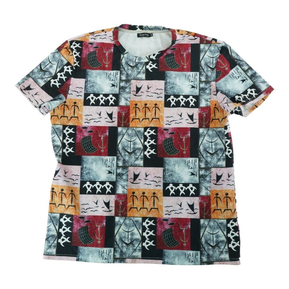 Men's Xuan Ying Summer Fashion XXL Short Sleeve T-Shirt